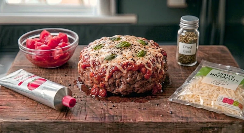 Margherita Pizza Burger