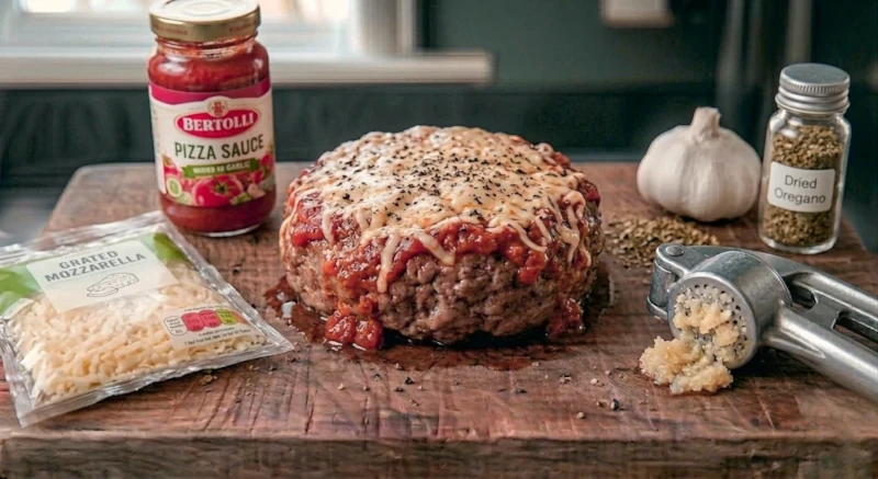 Marinara Pizza Burger
